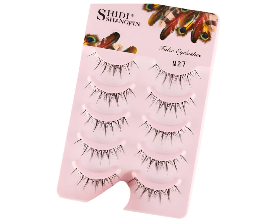 Manga Lashes 5 Pairs Anime Cosplay Faux Mink Strip Lashes