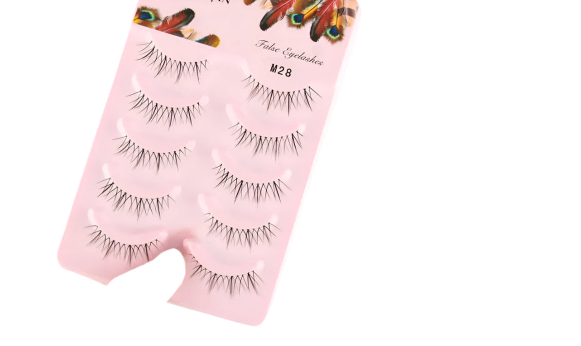 Manga Lashes 5 Pairs Anime Cosplay Faux Mink Strip Lashes