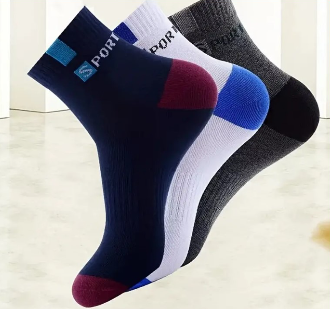 10pairs Men's Athletic Socks, Ankle Socks