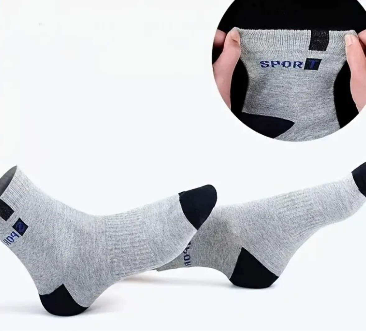 10 pares de calcetines deportivos para hombre, calcetines tobilleros