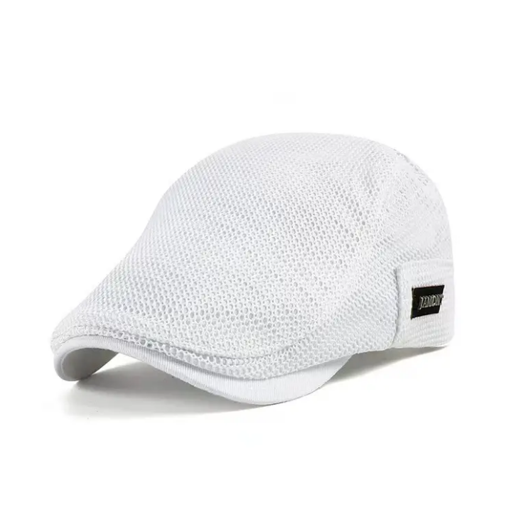 Unisex Breathable Mesh Work Cap, Adjustable Hat