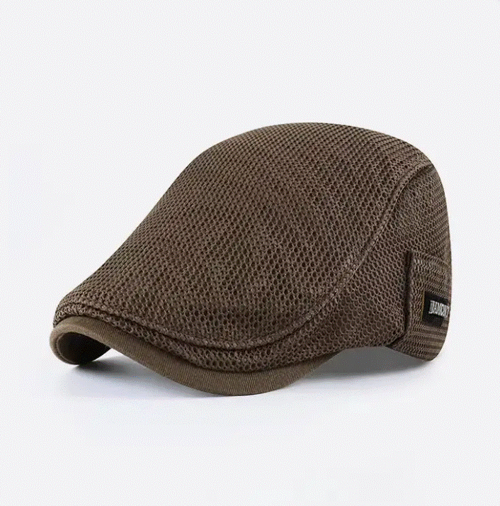 Unisex Breathable Mesh Work Cap, Adjustable Hat