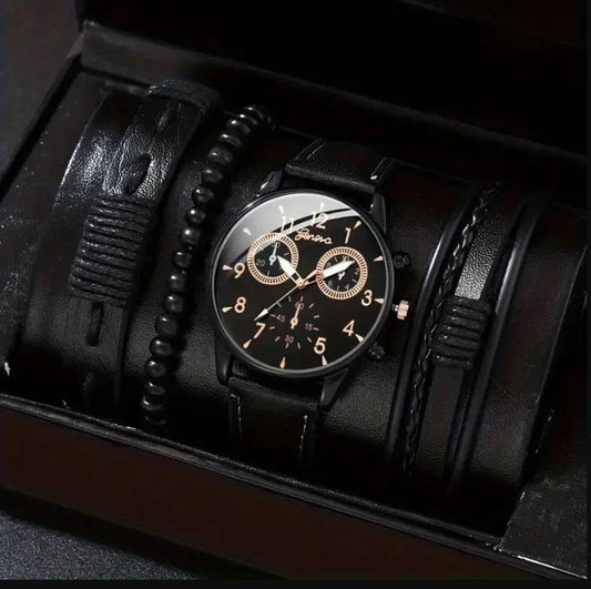 Juego de reloj analógico de 3 piezas 