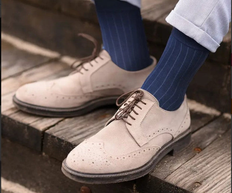 5 pares de calcetines de algodón a media pantorrilla para hombre 