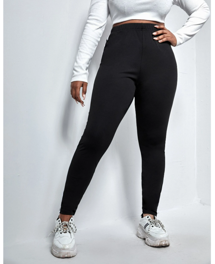 Plus Side Striped Leggings