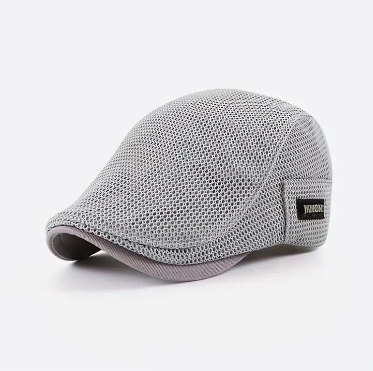 Unisex Breathable Mesh Work Cap, Adjustable Hat