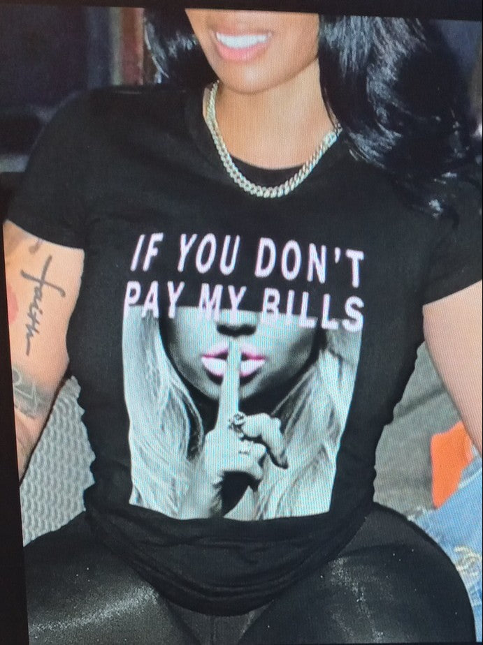 Slogan Letter Casual T-shirt