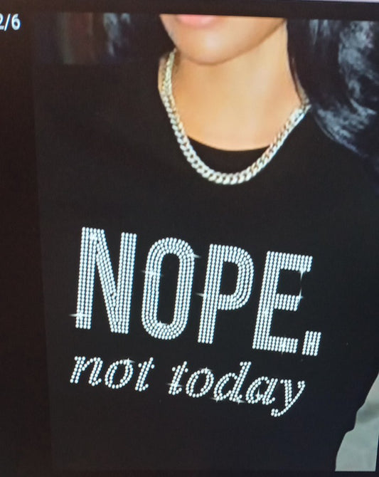 Short Sleeve Rhinestone Letter Pattern T-shirt